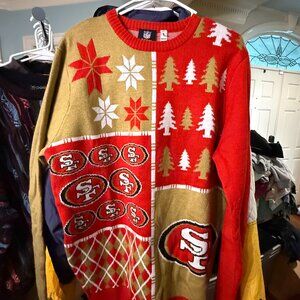 NFL Team Apparel - San Francisco Christmas Sweater - Large